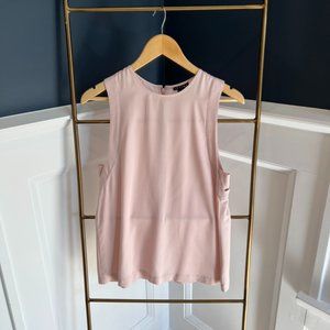 Silk Theory Top/ Shell - Blush or Light Pink - Size Small